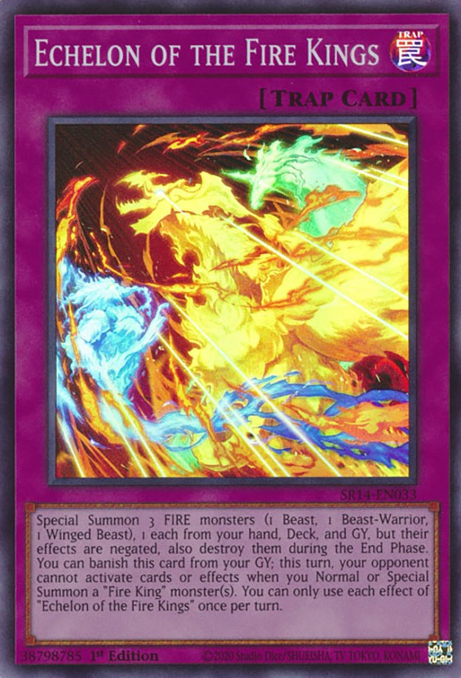 Echelon of the Fire Kings [SR14-EN033] Super Rare | Jomio and Rueliete's Cards and Comics