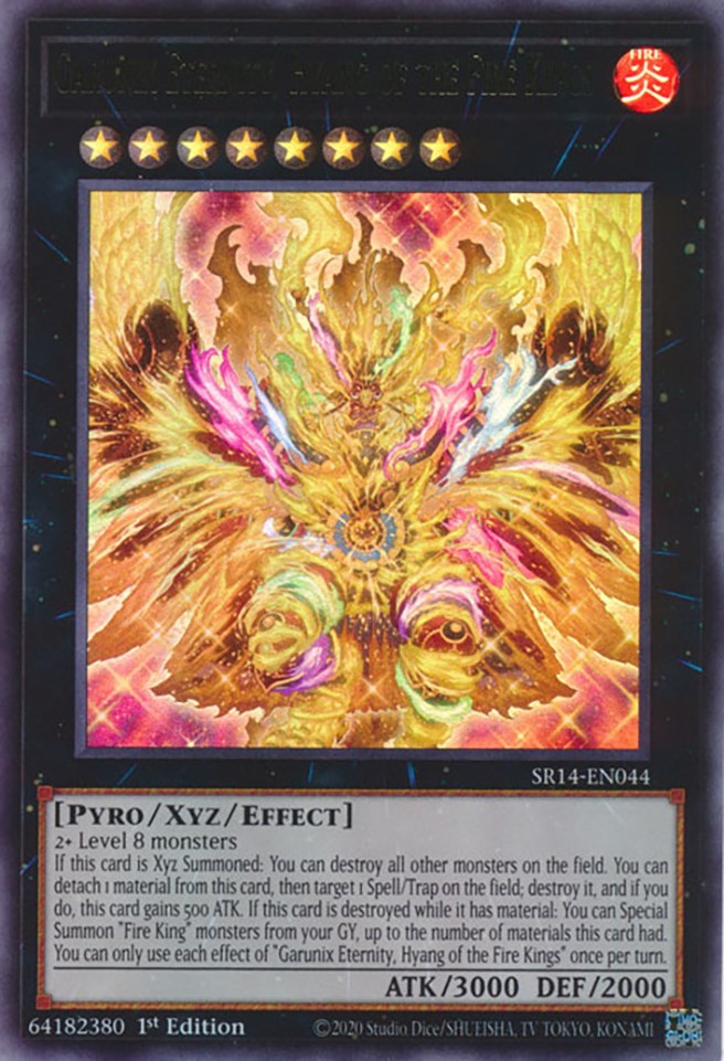 Garunix Eternity, Hyang of the Fire Kings [SR14-EN044] Ultra Rare | Jomio and Rueliete's Cards and Comics