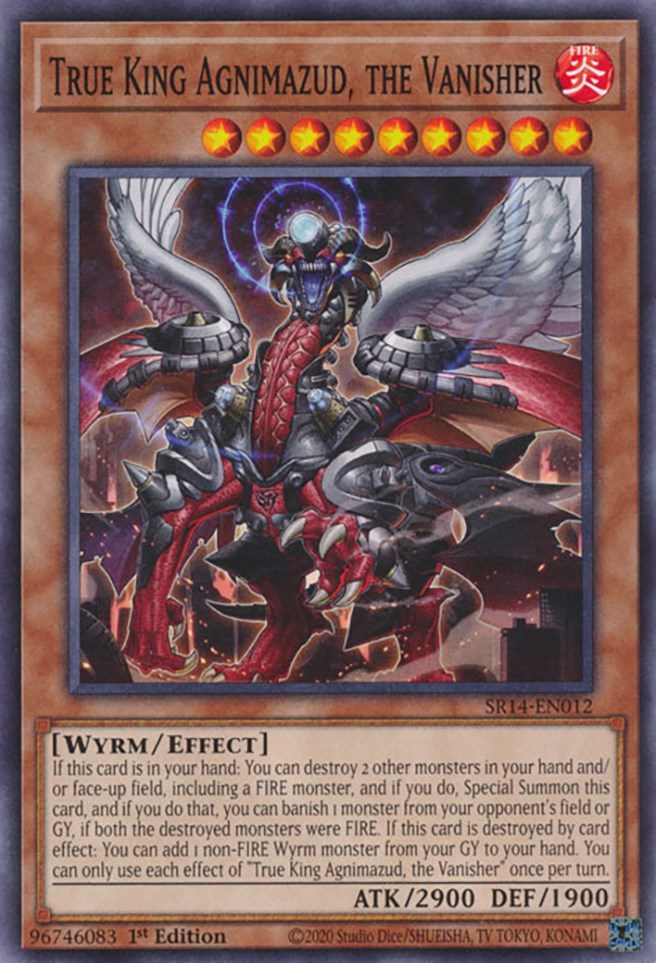 True King Agnimazud, the Vanisher [SR14-EN012] Common | Jomio and Rueliete's Cards and Comics