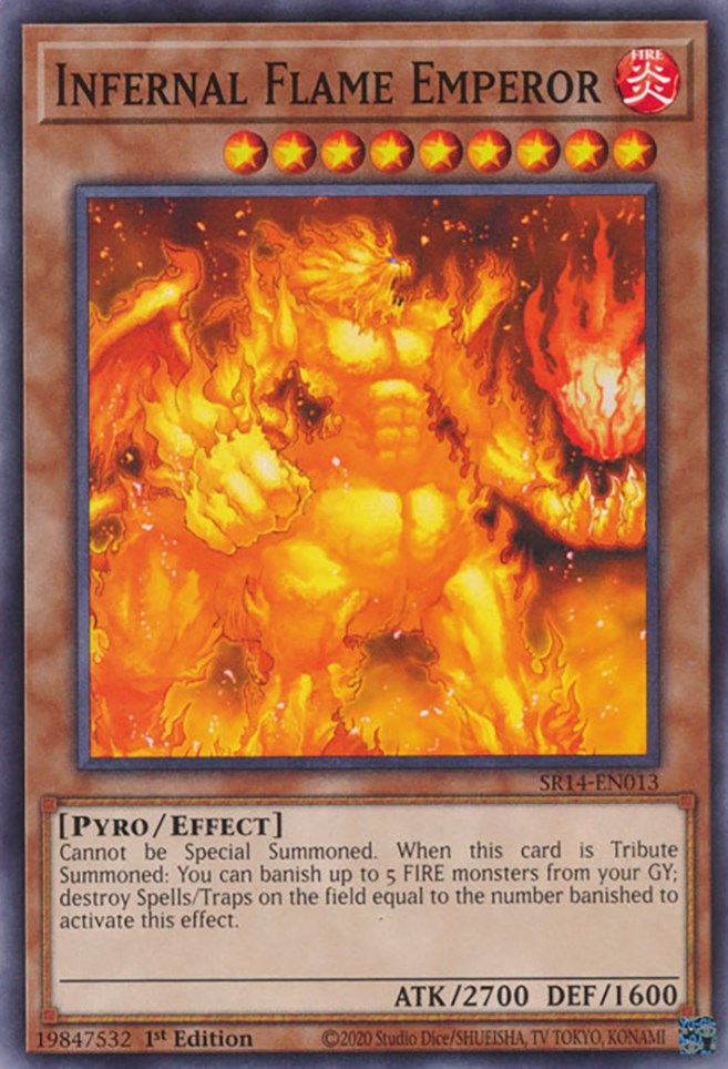 Infernal Flame Emperor [SR14-EN013] Common | Jomio and Rueliete's Cards and Comics