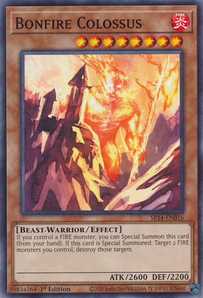 Bonfire Colossus [SR14-EN016] Common | Jomio and Rueliete's Cards and Comics