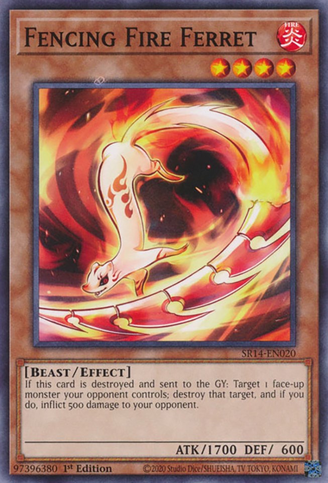 Fencing Fire Ferret [SR14-EN020] Common | Jomio and Rueliete's Cards and Comics