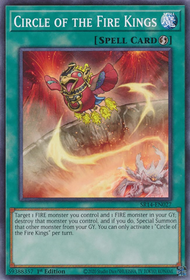 Circle of the Fire Kings [SR14-EN027] Common | Jomio and Rueliete's Cards and Comics