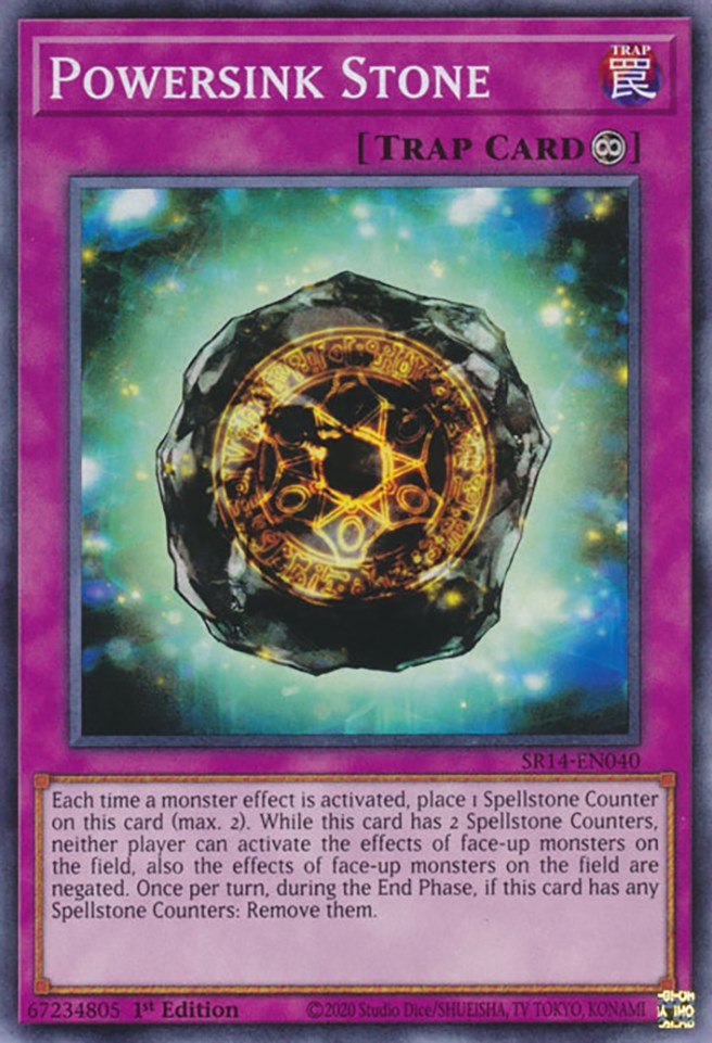 Powersink Stone [SR14-EN040] Common | Jomio and Rueliete's Cards and Comics