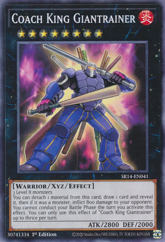 Coach King Giantrainer [SR14-EN041] Common | Jomio and Rueliete's Cards and Comics