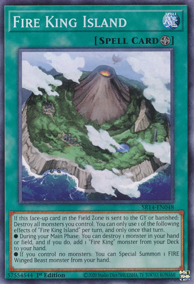 Fire King Island [SR14-EN048] Common | Jomio and Rueliete's Cards and Comics
