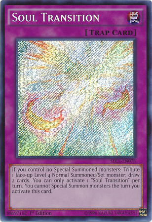 Soul Transition [SECE-EN078] Secret Rare | Jomio and Rueliete's Cards and Comics