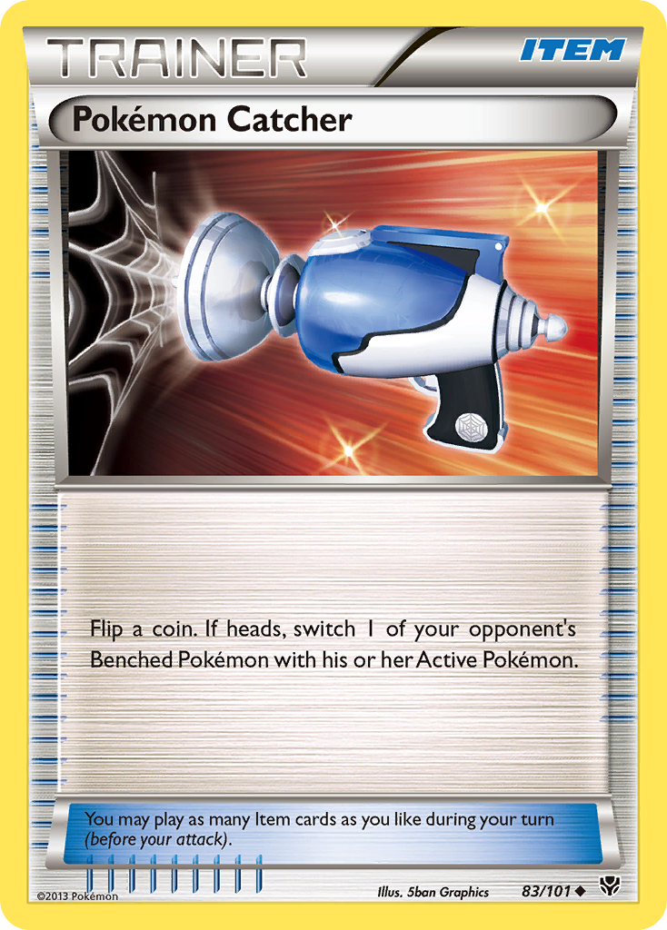 Pokemon Catcher (83/101) [Black & White: Plasma Blast] | Jomio and Rueliete's Cards and Comics