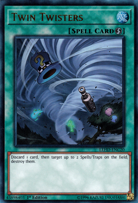 Twin Twisters [LEHD-ENC20] Ultra Rare | Jomio and Rueliete's Cards and Comics