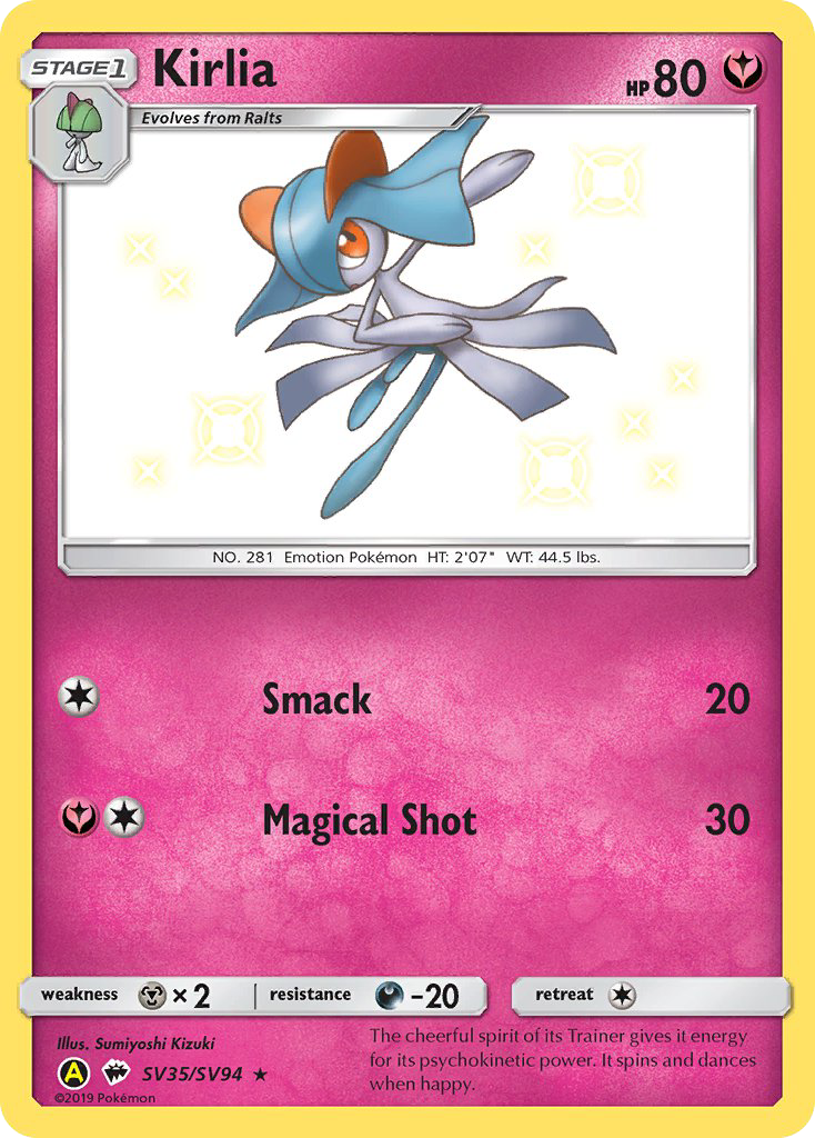 Kirlia (SV35/SV94) [Sun & Moon: Hidden Fates - Shiny Vault] | Jomio and Rueliete's Cards and Comics