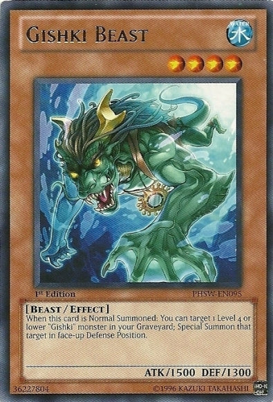 Gishki Beast [PHSW-EN095] Rare | Jomio and Rueliete's Cards and Comics