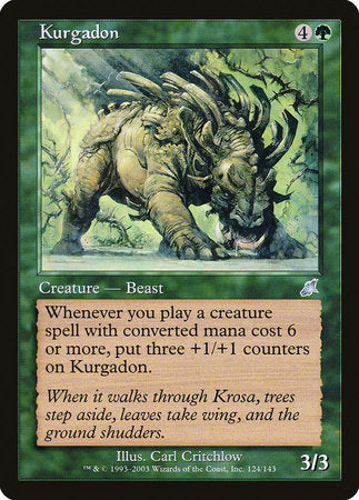 Kurgadon [Scourge] | Jomio and Rueliete's Cards and Comics