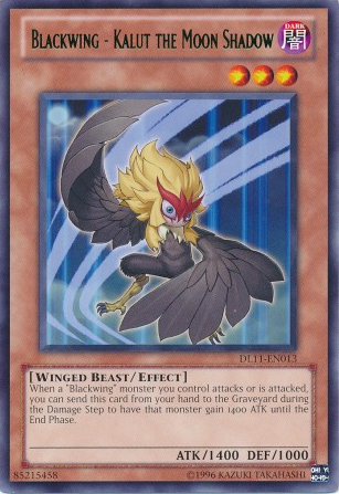Blackwing - Kalut the Moon Shadow (Green) [DL11-EN013] Rare | Jomio and Rueliete's Cards and Comics