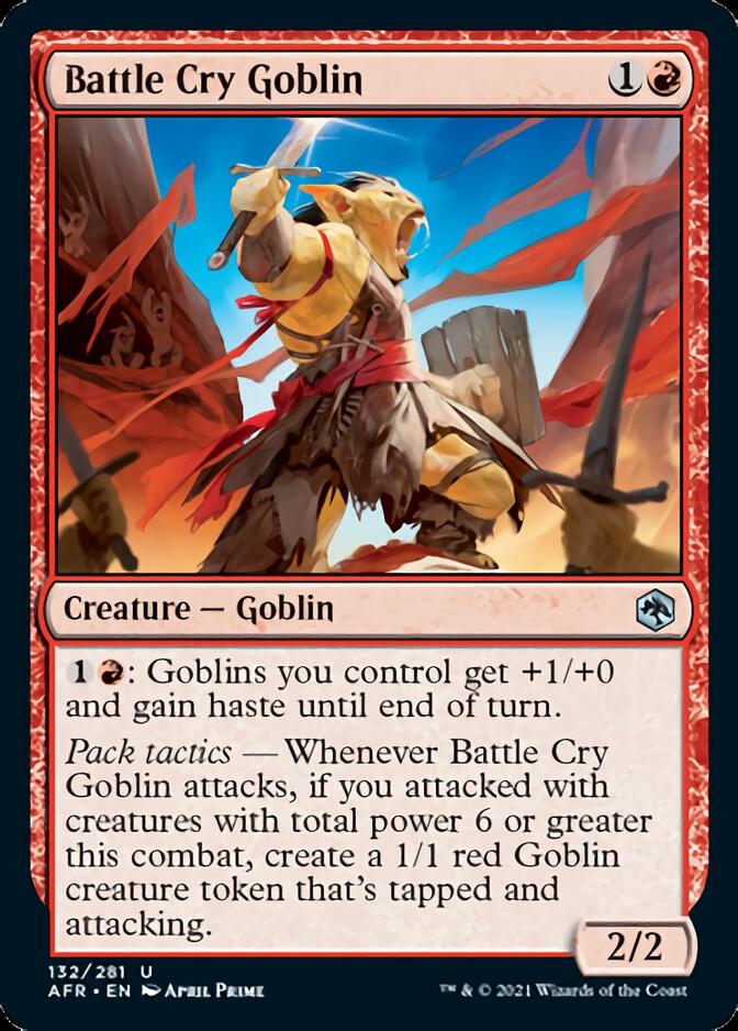 Battle Cry Goblin [Dungeons & Dragons: Adventures in the Forgotten Realms] | Jomio and Rueliete's Cards and Comics