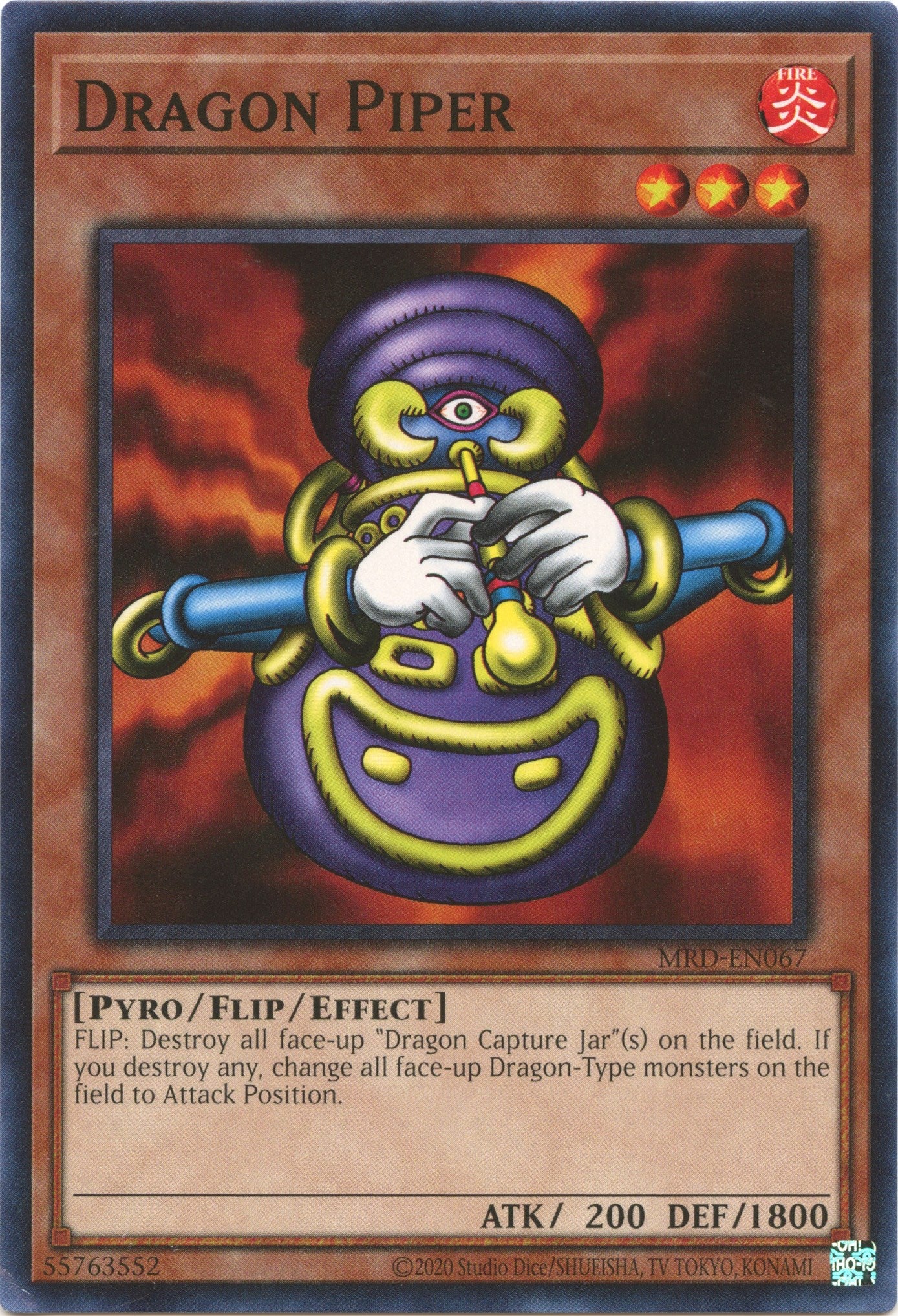 Dragon Piper (25th Anniversary) [MRD-EN067] Common | Jomio and Rueliete's Cards and Comics