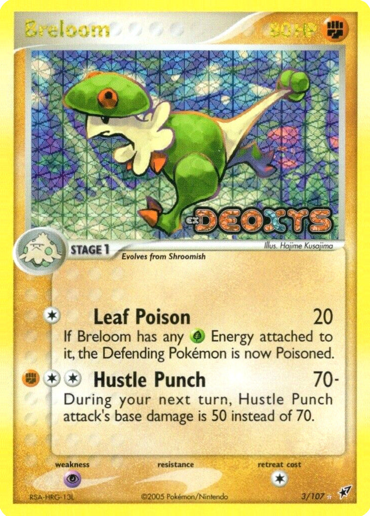 Breloom (3/107) (Stamped) [EX: Deoxys] | Jomio and Rueliete's Cards and Comics