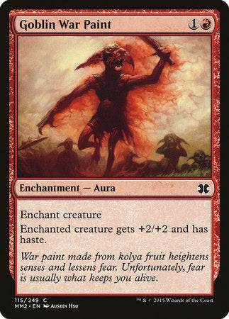 Goblin War Paint [Modern Masters 2015] | Jomio and Rueliete's Cards and Comics