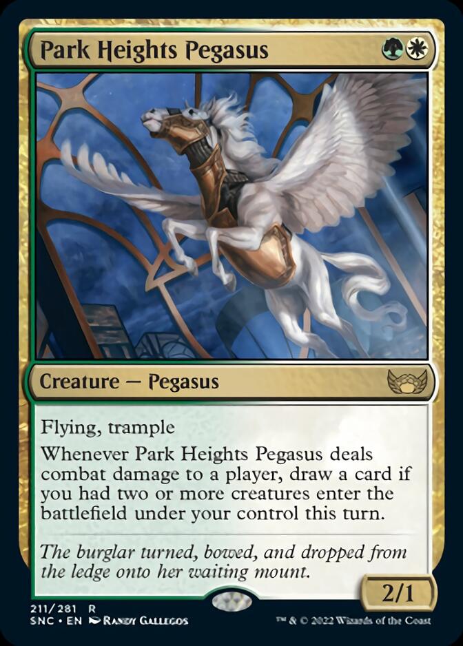 Park Heights Pegasus [Streets of New Capenna] | Jomio and Rueliete's Cards and Comics