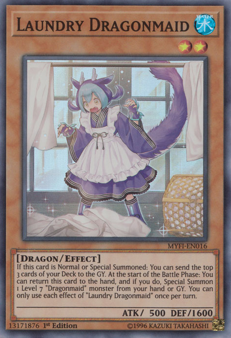 Laundry Dragonmaid [MYFI-EN016] Super Rare | Jomio and Rueliete's Cards and Comics