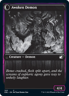 Ecstatic Awakener // Awoken Demon [Innistrad: Double Feature] | Jomio and Rueliete's Cards and Comics