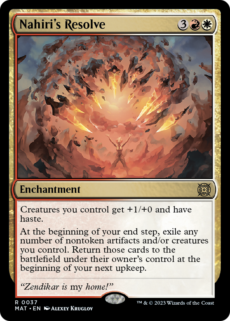 Nahiri's Resolve [March of the Machine: The Aftermath] | Jomio and Rueliete's Cards and Comics