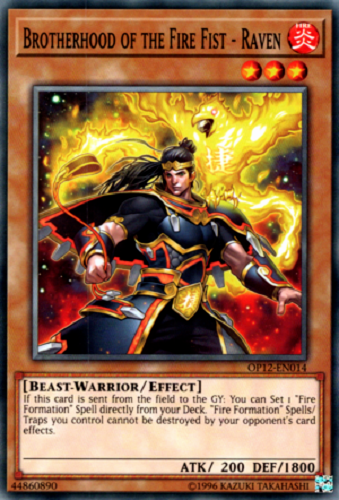 Brotherhood of the Fire Fist - Raven [OP12-EN014] Common | Jomio and Rueliete's Cards and Comics