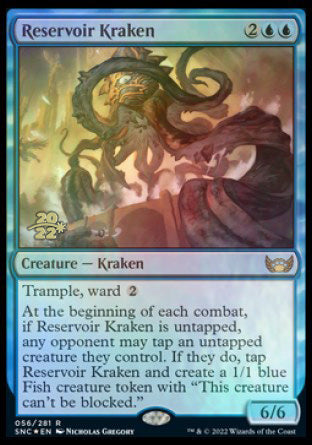 Reservoir Kraken [Streets of New Capenna Prerelease Promos] | Jomio and Rueliete's Cards and Comics