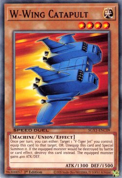 W-Wing Catapult [SGX1-ENC09] Common | Jomio and Rueliete's Cards and Comics