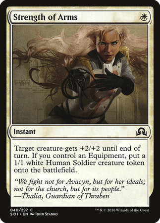 Strength of Arms [Shadows over Innistrad] | Jomio and Rueliete's Cards and Comics