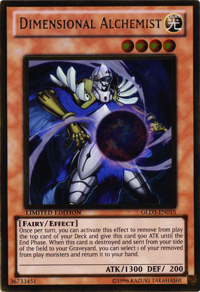 Dimensional Alchemist [GLD3-EN015] Gold Rare | Jomio and Rueliete's Cards and Comics