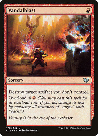 Vandalblast [Commander 2015] | Jomio and Rueliete's Cards and Comics