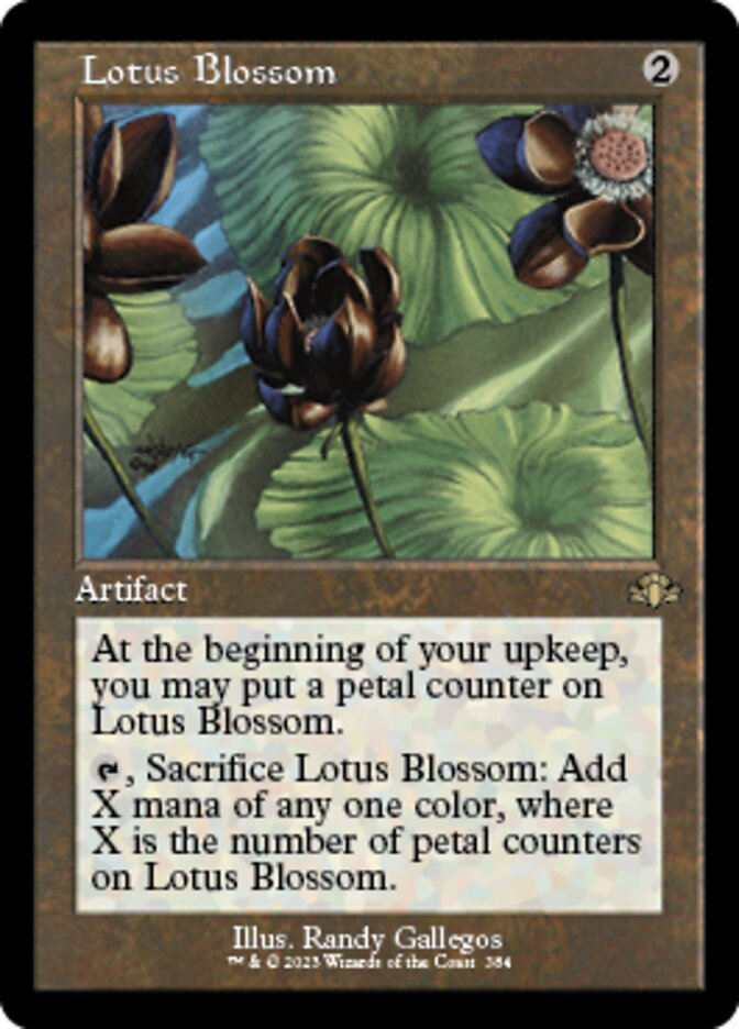 Lotus Blossom (Retro) [Dominaria Remastered] | Jomio and Rueliete's Cards and Comics