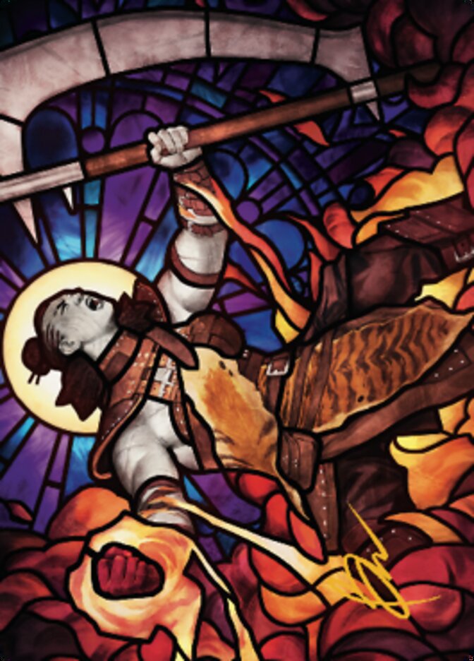 Garna, Bloodfist of Keld Art Card (Gold-Stamped Signature) [Dominaria United Art Series] | Jomio and Rueliete's Cards and Comics