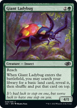 Giant Ladybug [Jumpstart 2022] | Jomio and Rueliete's Cards and Comics