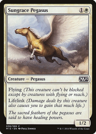 Sungrace Pegasus [Magic 2015] | Jomio and Rueliete's Cards and Comics