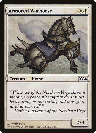 Armored Warhorse [Magic 2012] | Jomio and Rueliete's Cards and Comics