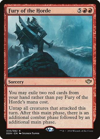 Fury of the Horde [Duel Decks: Speed vs. Cunning] | Jomio and Rueliete's Cards and Comics