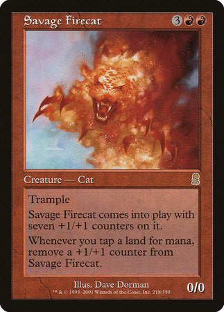 Savage Firecat [Odyssey] | Jomio and Rueliete's Cards and Comics