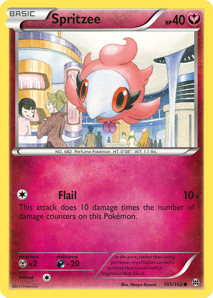 Spritzee (105/162) [XY: BREAKthrough] | Jomio and Rueliete's Cards and Comics