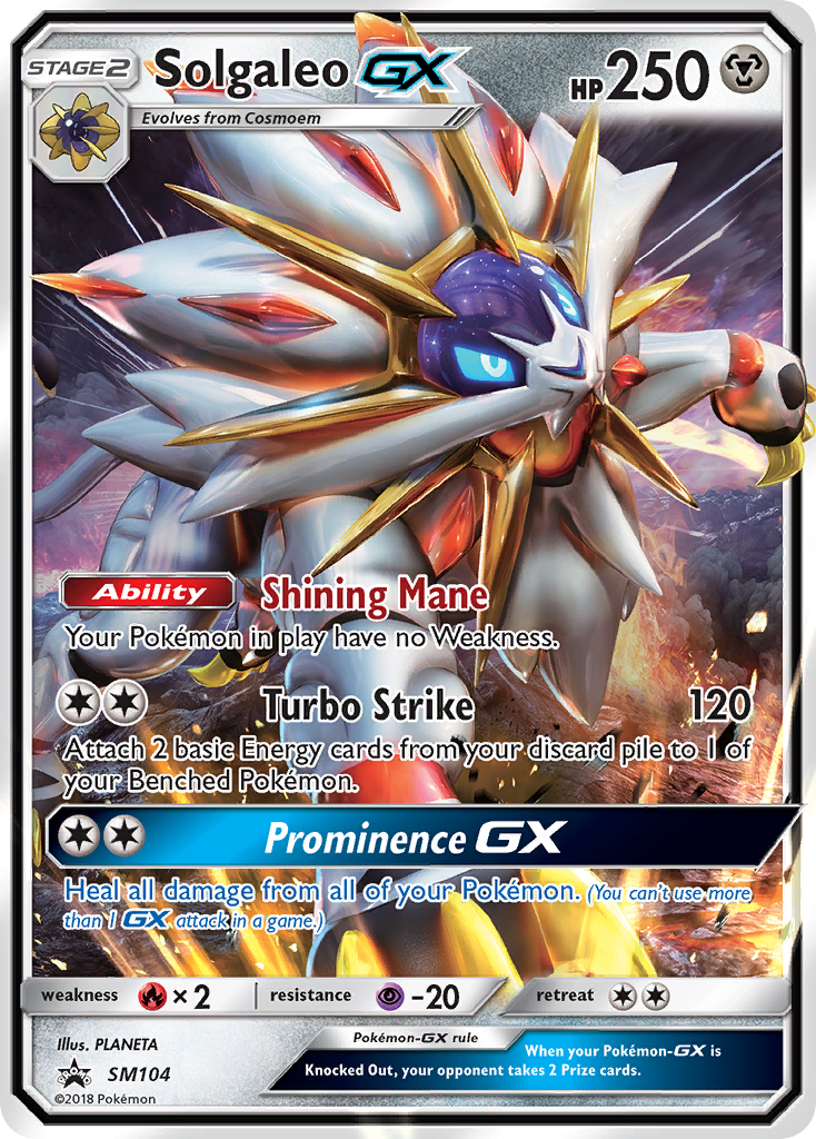 Solgaleo GX (SM104) [Sun & Moon: Black Star Promos] | Jomio and Rueliete's Cards and Comics