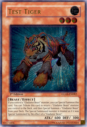 Test Tiger (UTR) [GLAS-EN082] Ultimate Rare | Jomio and Rueliete's Cards and Comics