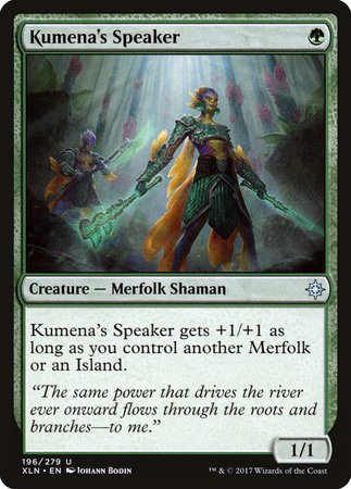 Kumena's Speaker [Ixalan] | Jomio and Rueliete's Cards and Comics