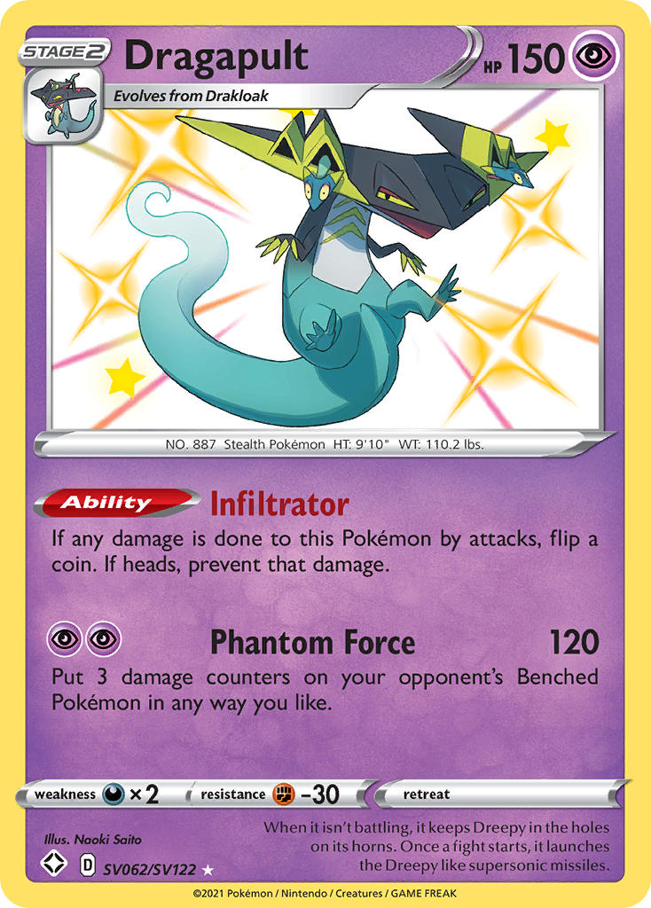 Dragapult (SV062/SV122) [Sword & Shield: Shining Fates] | Jomio and Rueliete's Cards and Comics