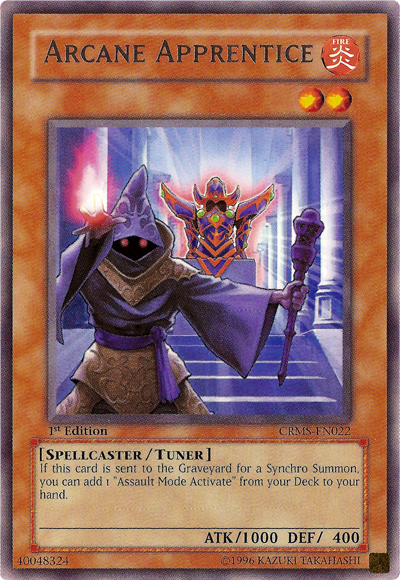 Arcane Apprentice [CRMS-EN022] Rare | Jomio and Rueliete's Cards and Comics