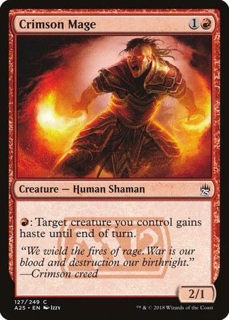 Crimson Mage [Masters 25] | Jomio and Rueliete's Cards and Comics