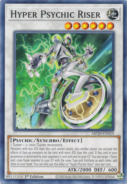 Hyper Psychic Riser [MP20-EN019] Common | Jomio and Rueliete's Cards and Comics