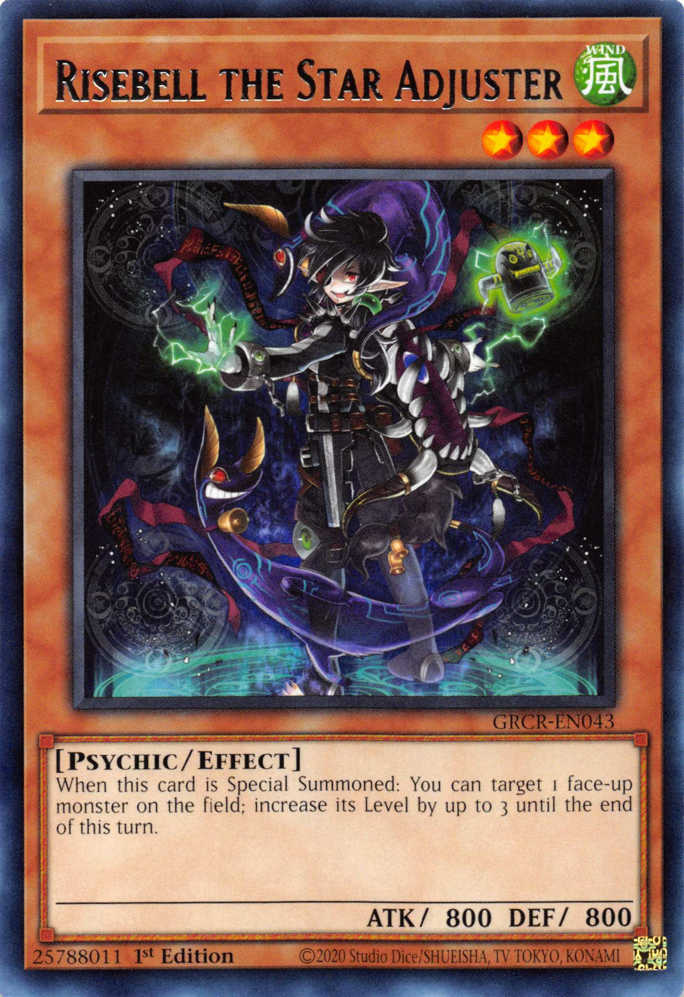 Risebell the Star Adjuster [GRCR-EN043] Rare | Jomio and Rueliete's Cards and Comics