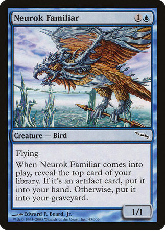 Neurok Familiar [Mirrodin] | Jomio and Rueliete's Cards and Comics