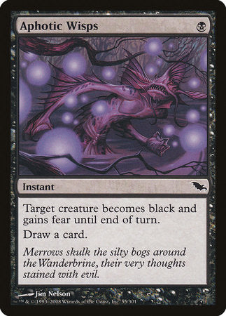 Aphotic Wisps [Shadowmoor] | Jomio and Rueliete's Cards and Comics