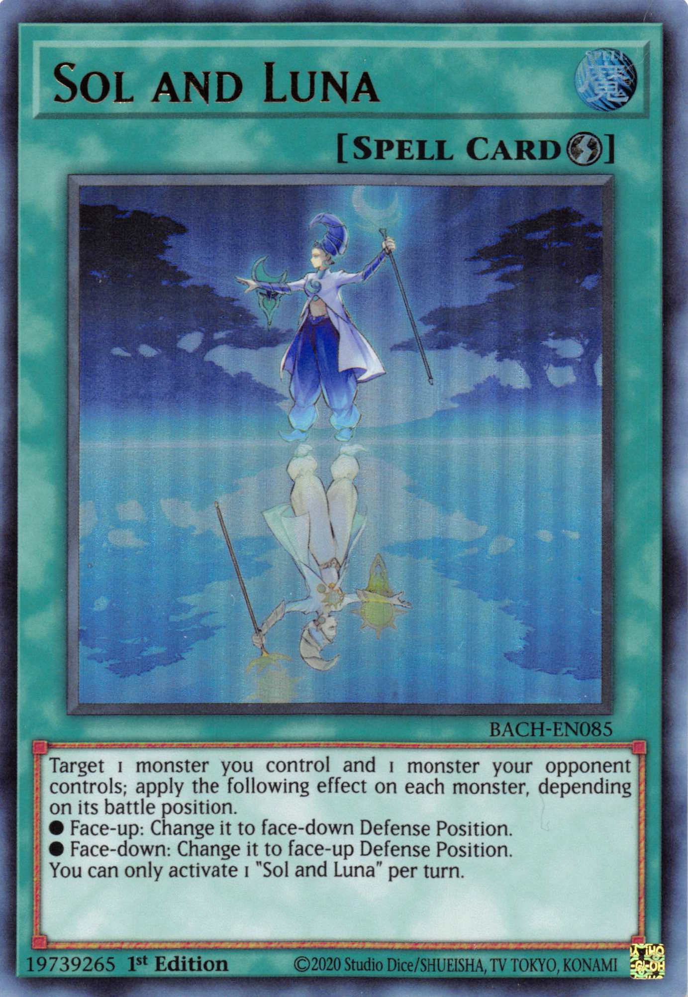 Sol and Luna [BACH-EN085] Ultra Rare | Jomio and Rueliete's Cards and Comics